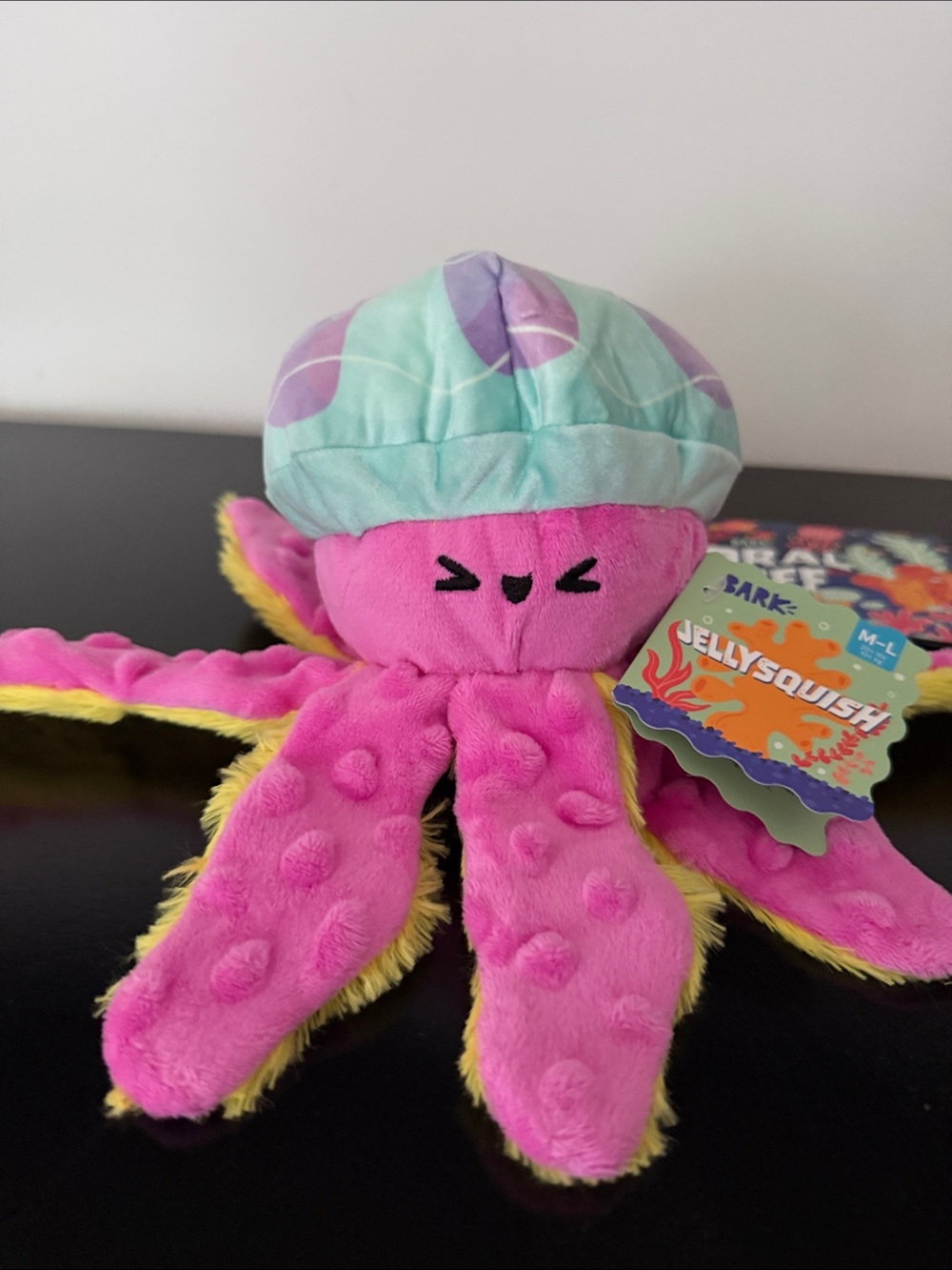 NWT Bark Jellysquish Squeaky and Crinkle Toy